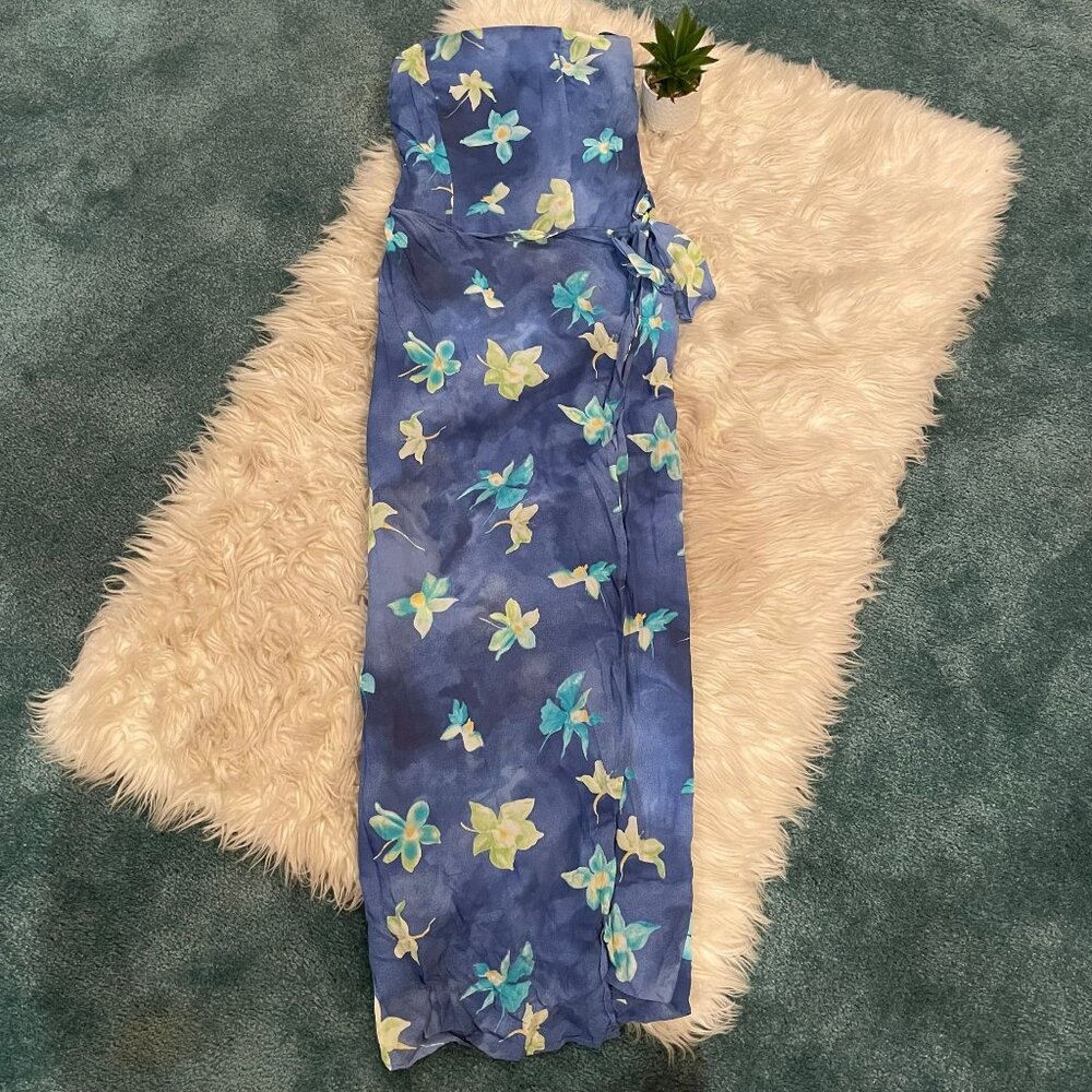 Vintage 90s Hugo Buscati maxi dress